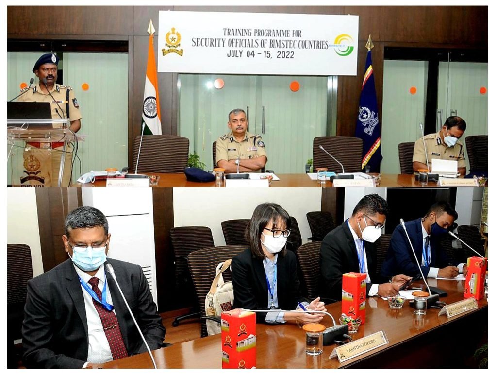 Law Enforcement Officers from BIMSTEC Countries undergo training in India