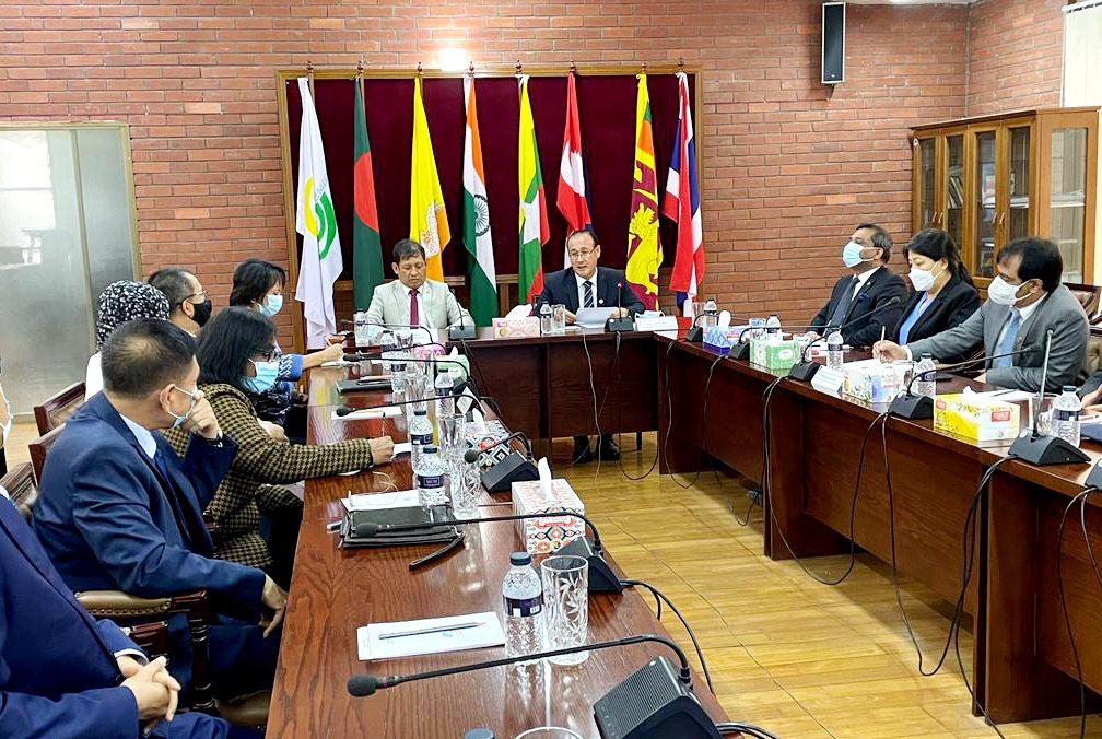 The ASEAN Dhaka Committee visited the BIMSTEC Secretariat on 03 August 2022