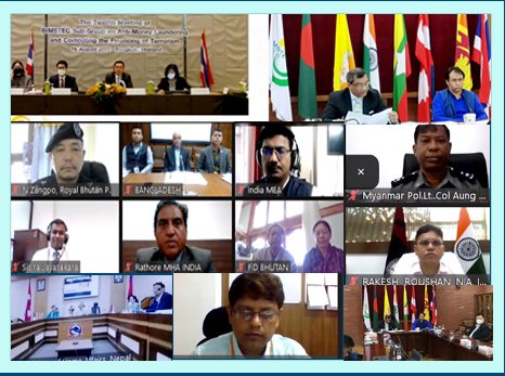 12th Meeting of the BIMSTEC Sub-group on Anti-Money Laundering and Combating the Financing of Terrorism discusses finalization of the Action Plan to Prevent the Illicit Flow of Funds among Member States
