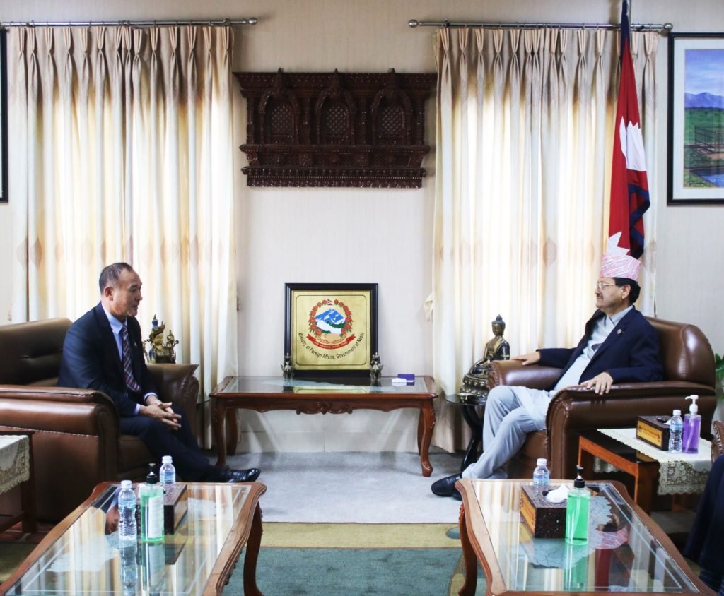 The Secretary General of BIMSTEC pay a courtesy call on Foreign Minister of Nepal