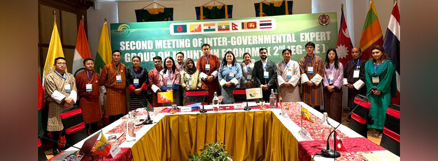 BIMSTEC Intergovernmental Expert Group on Mountain Economy Meets in Bhutan